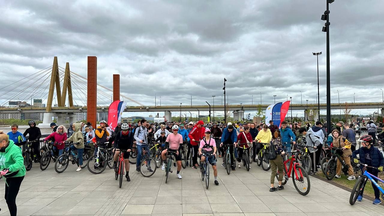 Более 820 участников посетили открытие велосезона в Казани