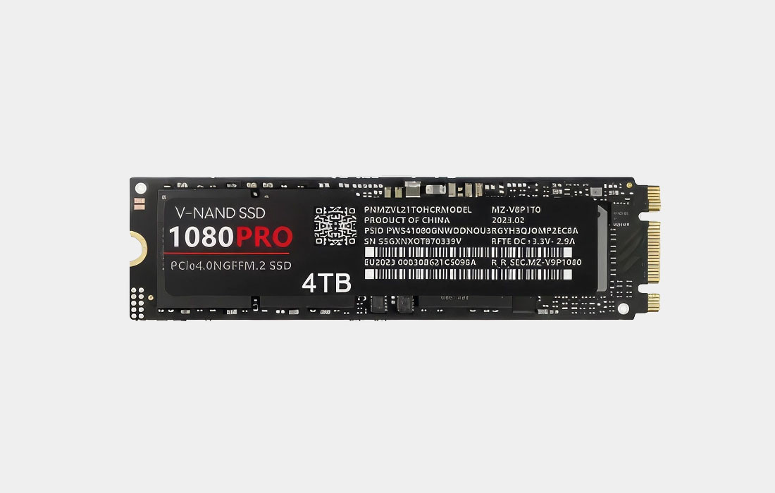 На рынке появились поддельные SSD Samsung 1080 Pro